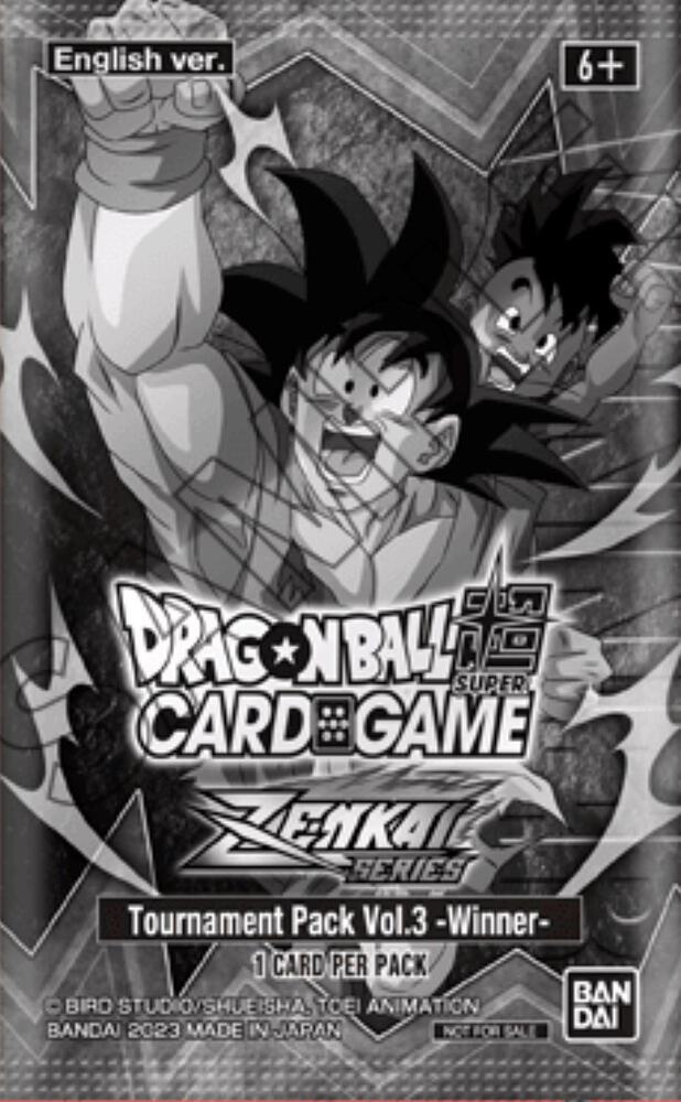 Zenkai Series Tournament Pack Vol.3 (Winner) card from Tournament Promotion Cards