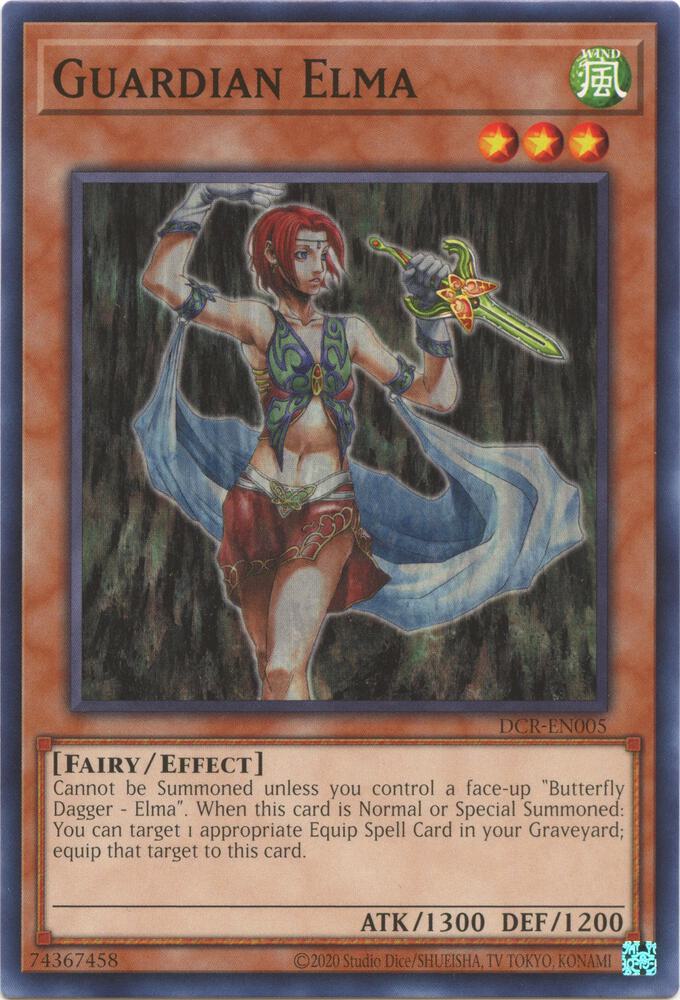 Guardian Elma DCR-EN005 card from Dark Crisis (25th Anniversary Edition)