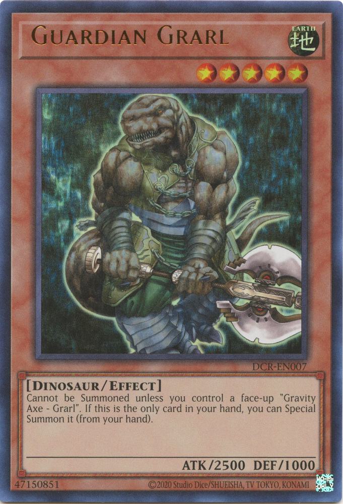 Guardian Grarl DCR-EN007 card from Dark Crisis (25th Anniversary Edition)