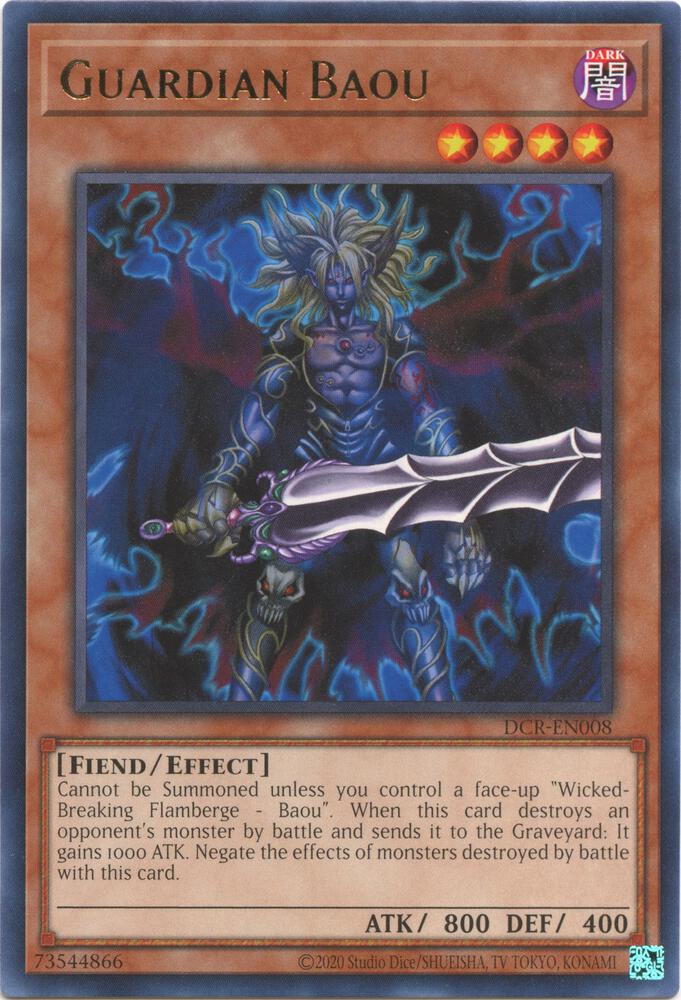 Guardian Baou DCR-EN008 card from Dark Crisis (25th Anniversary Edition)