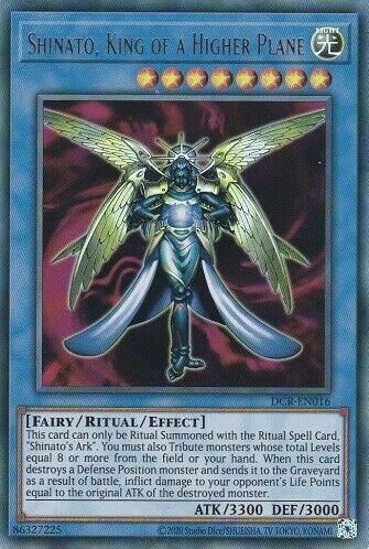 Shinato, King of a Higher Plane DCR-EN016 card from Dark Crisis (25th Anniversary Edition)