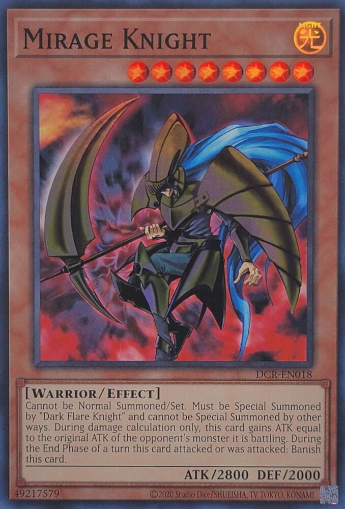 Mirage Knight DCR-EN018 card from Dark Crisis (25th Anniversary Edition)