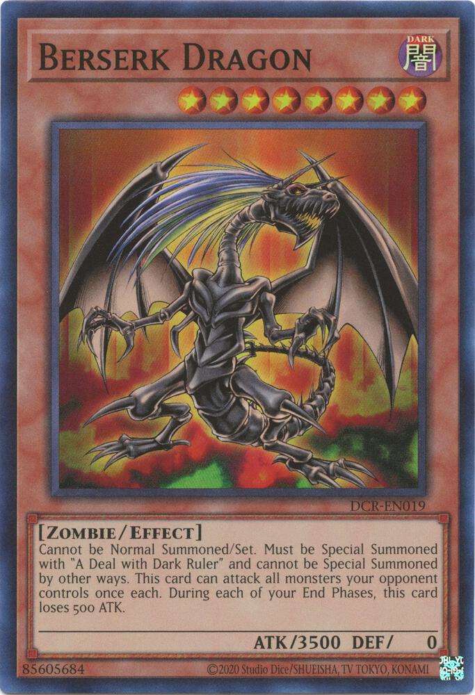 Berserk Dragon DCR-EN019 card from Dark Crisis (25th Anniversary Edition)