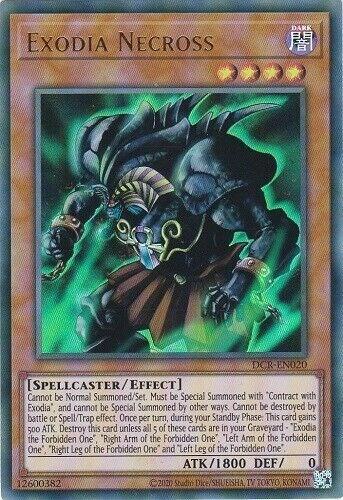 Exodia Necross DCR-EN020 card from Dark Crisis (25th Anniversary Edition)