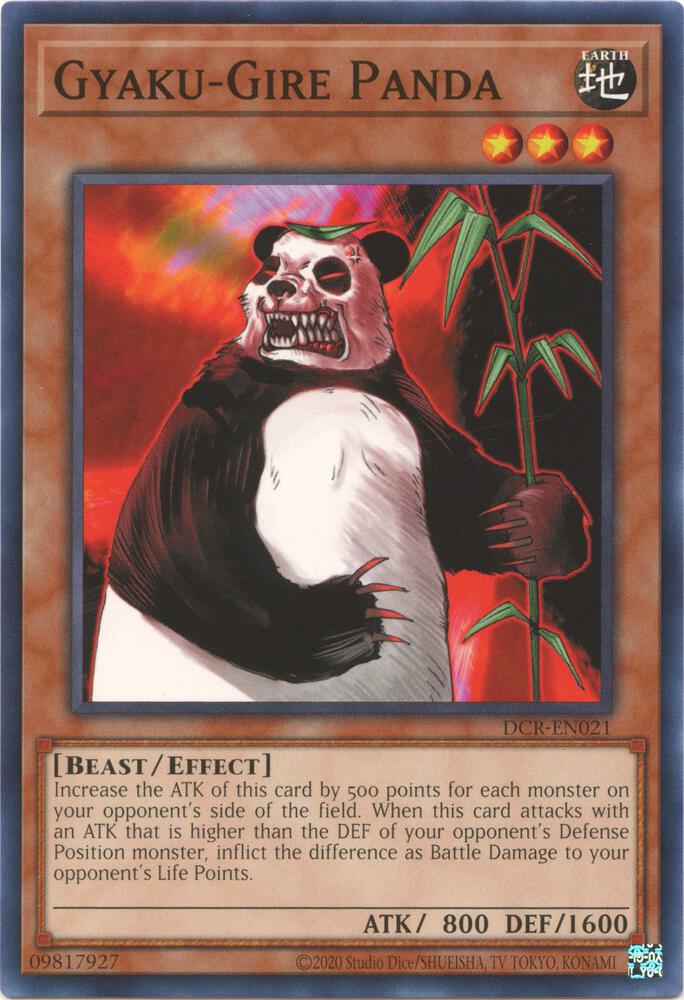 Gyaku-Gire Panda DCR-EN021 card from Dark Crisis (25th Anniversary Edition)