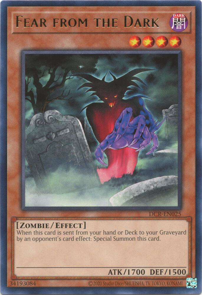Fear from the Dark DCR-EN025 card from Dark Crisis (25th Anniversary Edition)