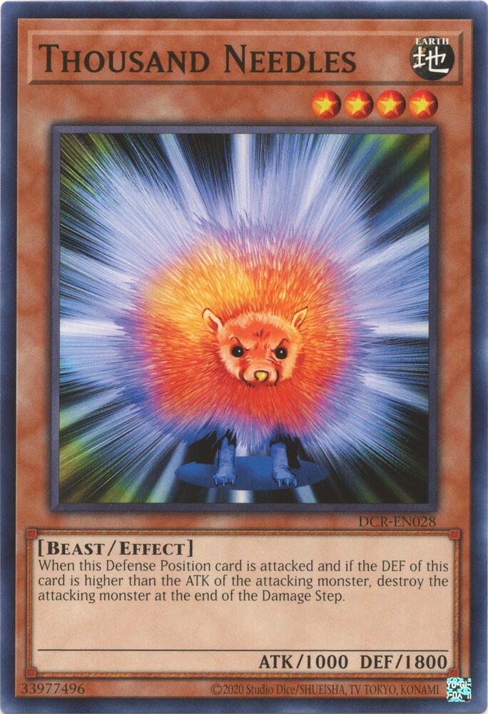 Thousand Needles DCR-EN028 card from Dark Crisis (25th Anniversary Edition)