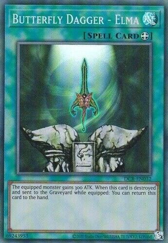 Butterfly Dagger - Elma DCR-EN032 card from Dark Crisis (25th Anniversary Edition)
