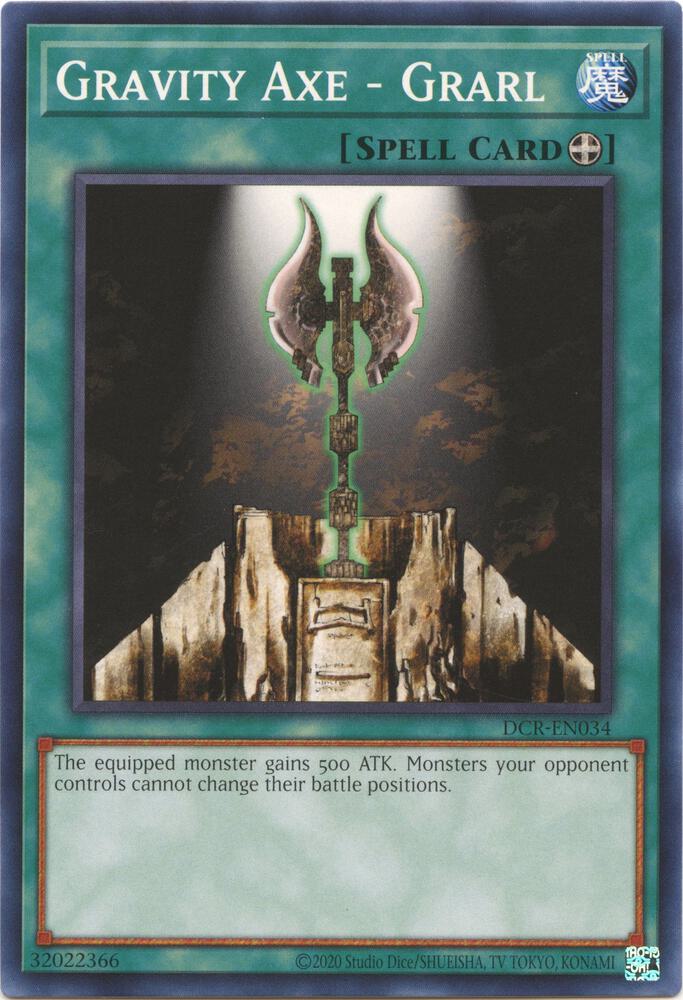 Gravity Axe - Grarl DCR-EN034 card from Dark Crisis (25th Anniversary Edition)