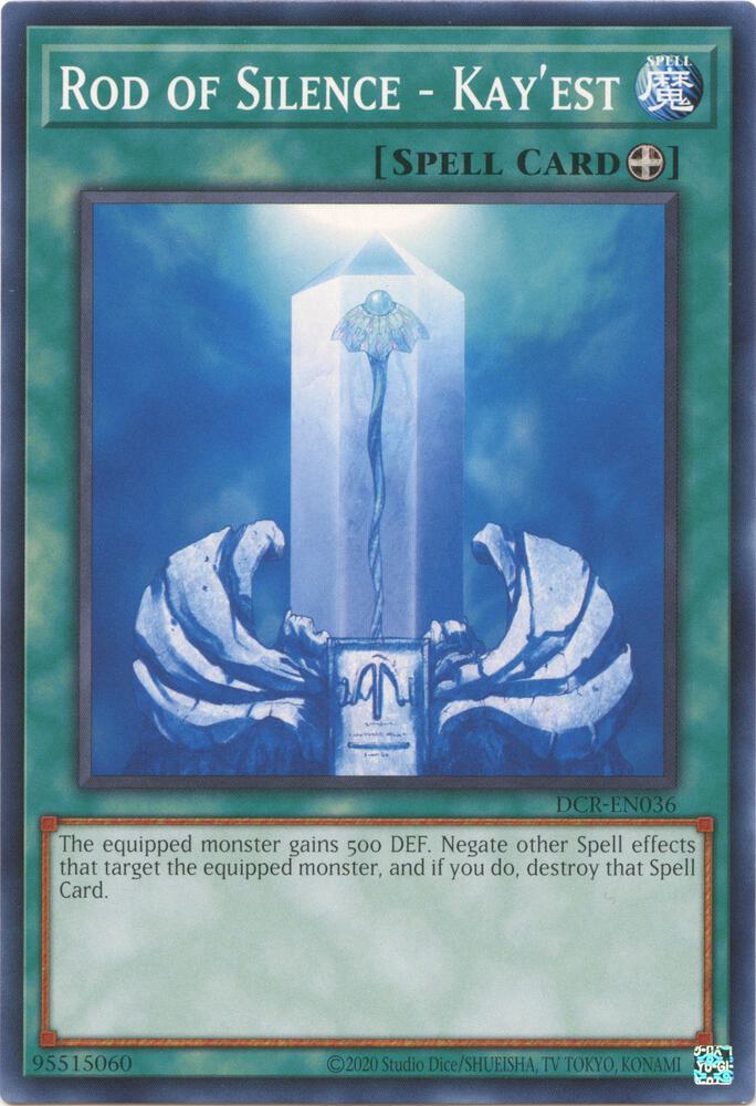 Rod of Silence - Kay'est DCR-EN036 card from Dark Crisis (25th Anniversary Edition)