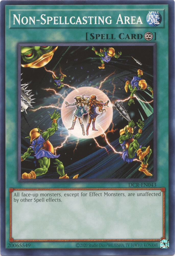 Non-Spellcasting Area DCR-EN043 card from Dark Crisis (25th Anniversary Edition)