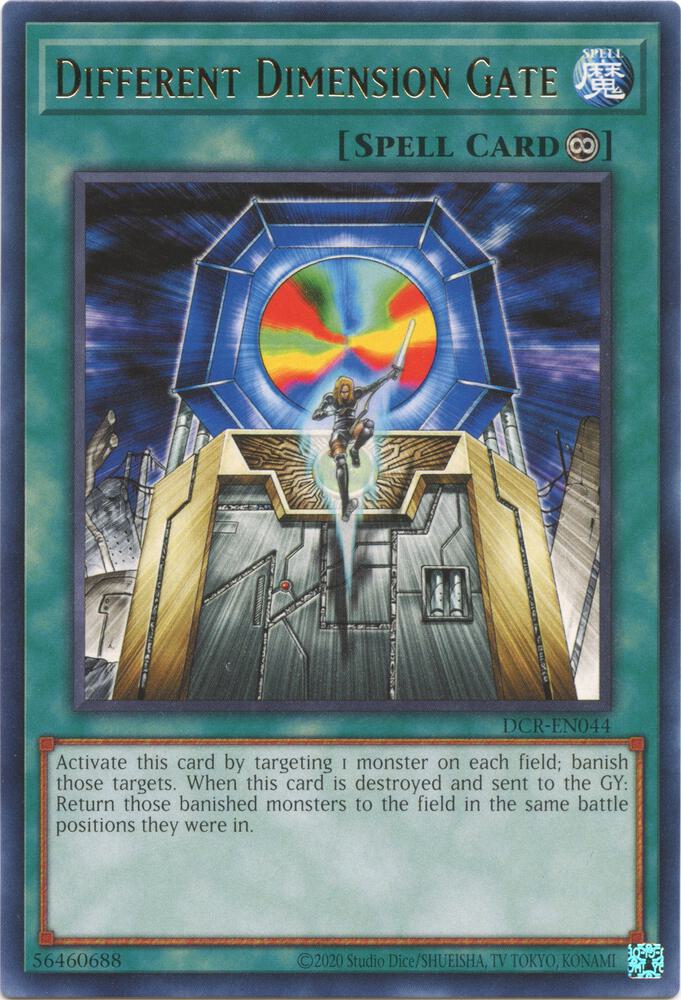 Different Dimension Gate DCR-EN044 card from Dark Crisis (25th Anniversary Edition)