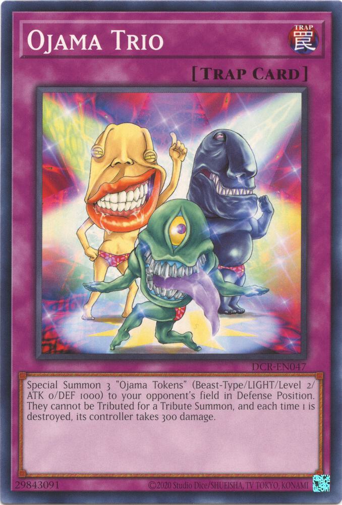 Ojama Trio DCR-EN047 card from Dark Crisis (25th Anniversary Edition)