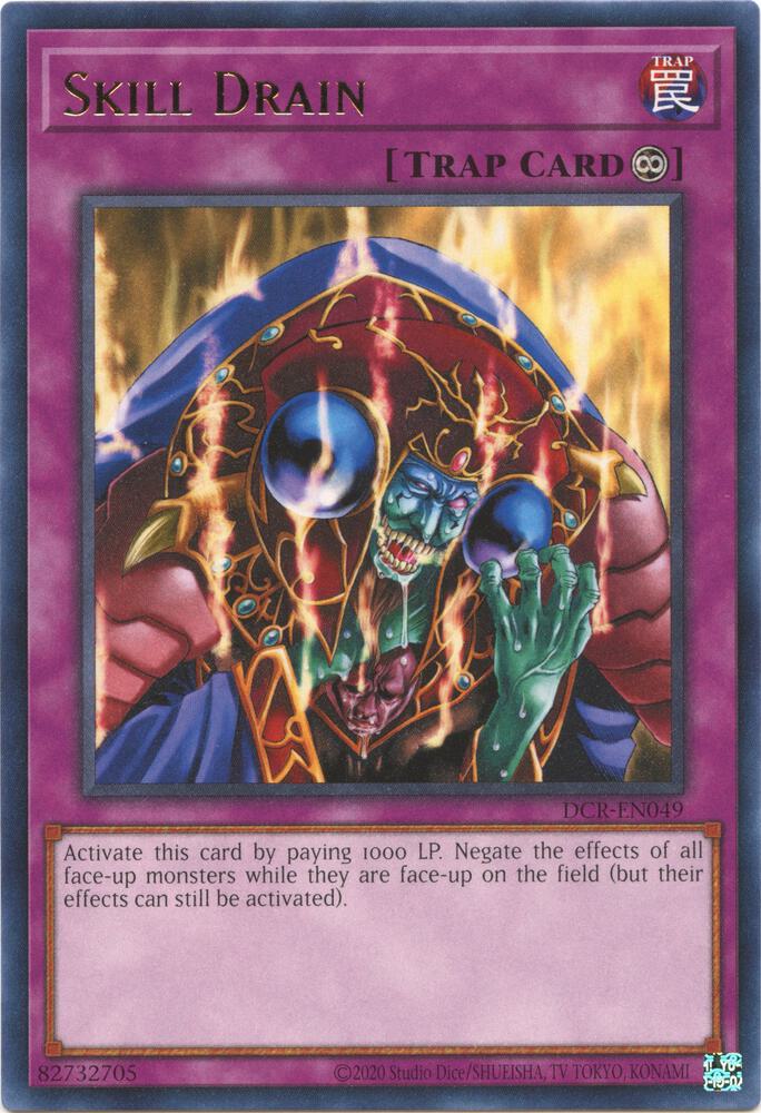 Skill Drain DCR-EN049 card from Dark Crisis (25th Anniversary Edition)