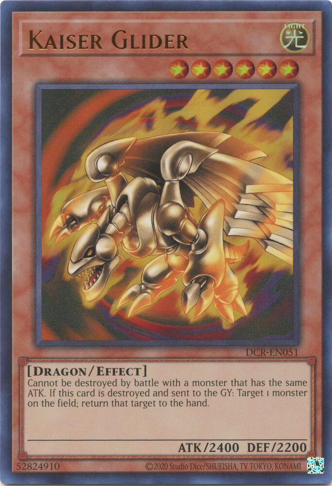 Kaiser Glider DCR-EN051 card from Dark Crisis (25th Anniversary Edition)
