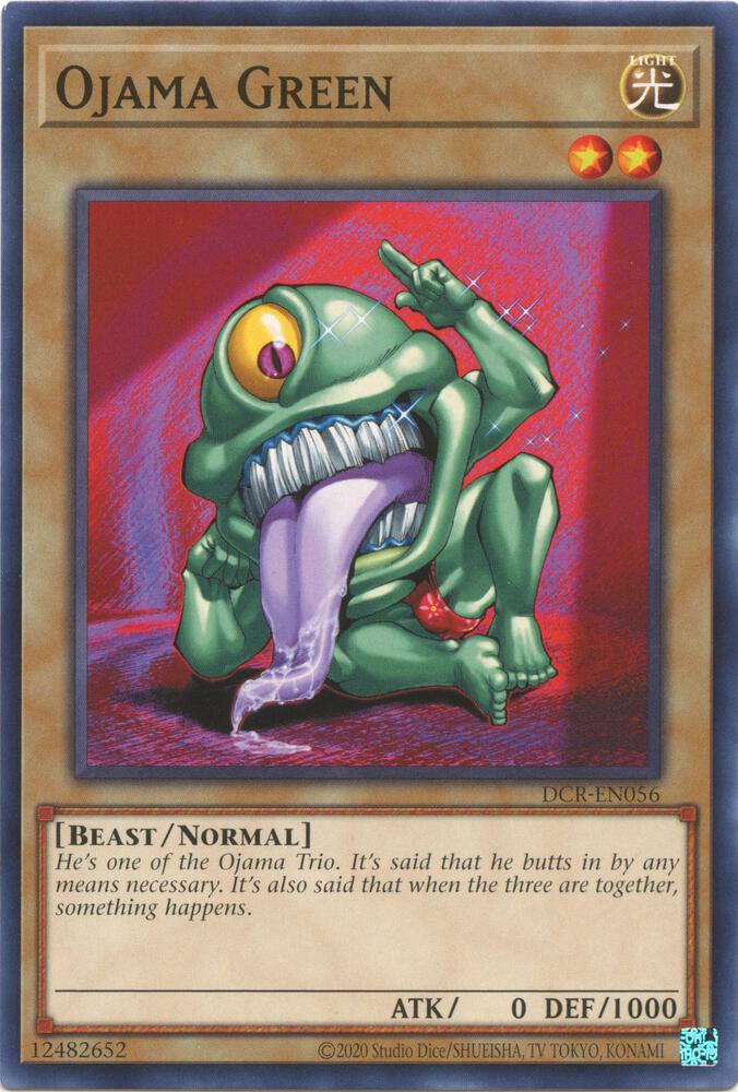Ojama Green DCR-EN056 card from Dark Crisis (25th Anniversary Edition)