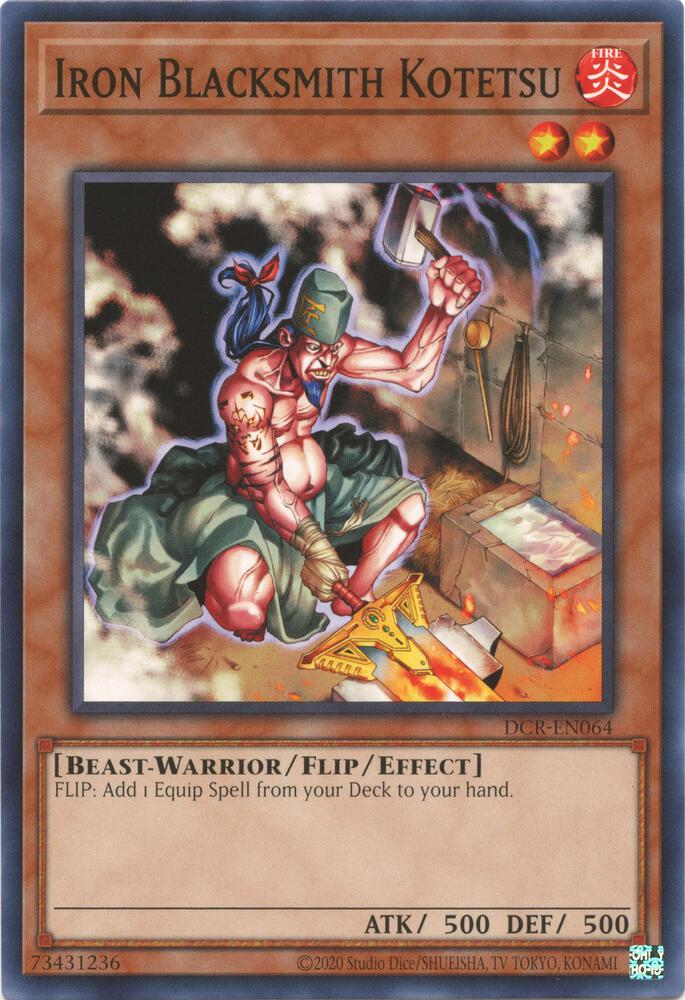 Iron Blacksmith Kotetsu DCR-EN064 card from Dark Crisis (25th Anniversary Edition)