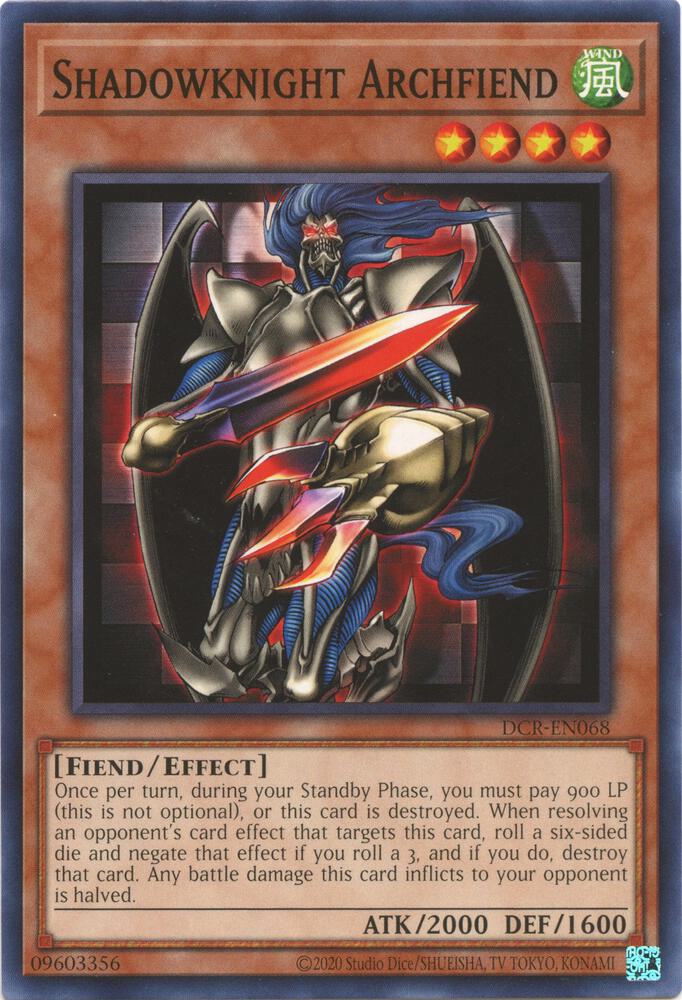 Shadowknight Archfiend DCR-EN068 card from Dark Crisis (25th Anniversary Edition)