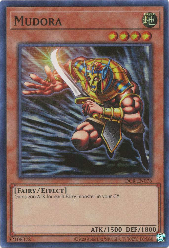 Mudora DCR-EN076 card from Dark Crisis (25th Anniversary Edition)