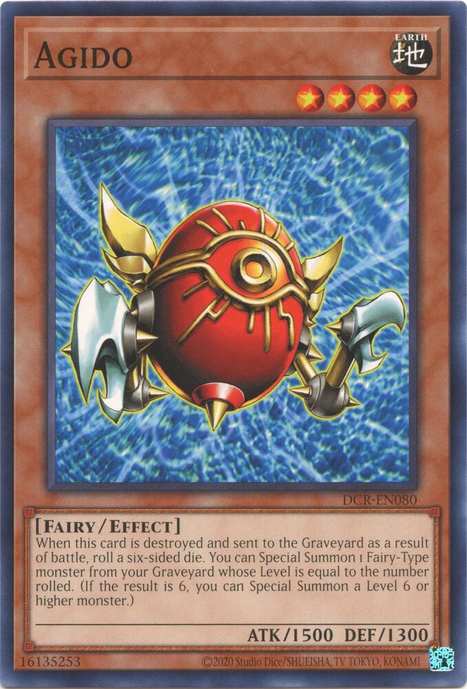 Agido DCR-EN080 card from Dark Crisis (25th Anniversary Edition)