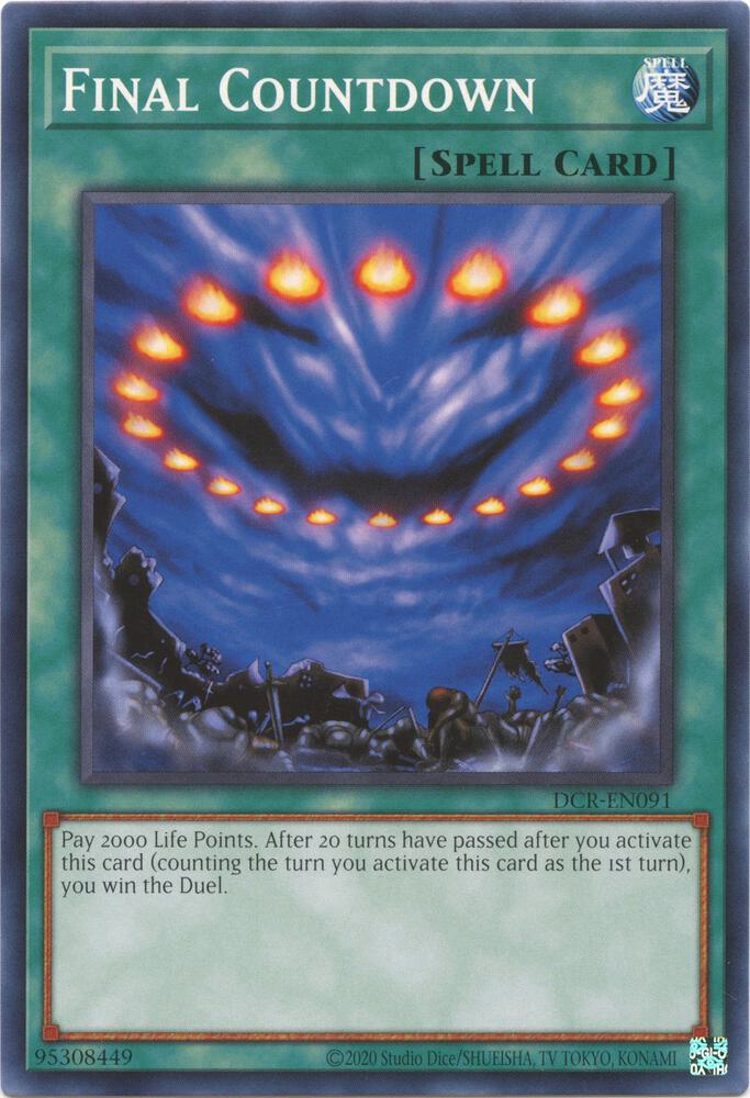 Final Countdown DCR-EN091 card from Dark Crisis (25th Anniversary Edition)