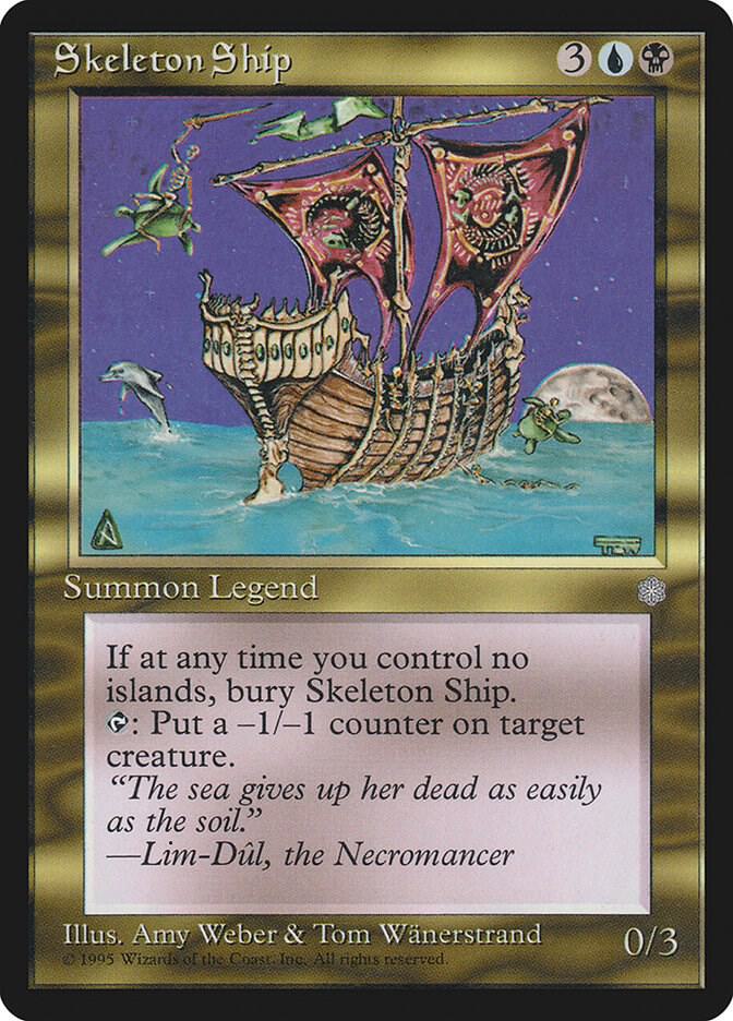 Skeleton Ship 379 card from Ice Age