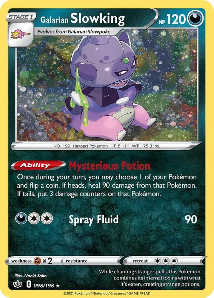 Galarian Slowking (Cosmos Holo) 098/198 card from Miscellaneous Cards & Products