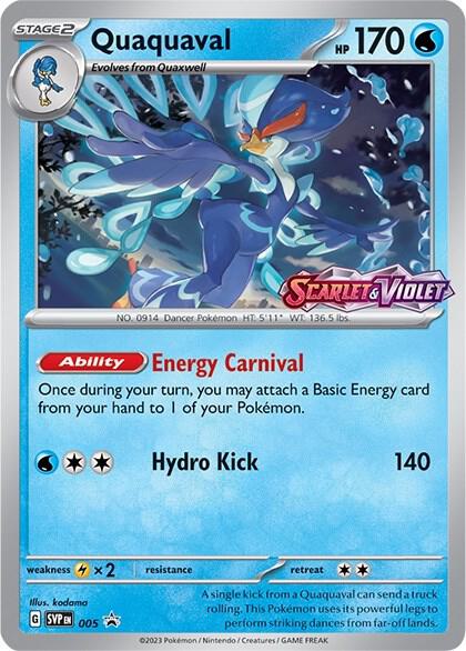 Quaquaval (Prerelease) 005 card from SV: Scarlet & Violet Promo Cards