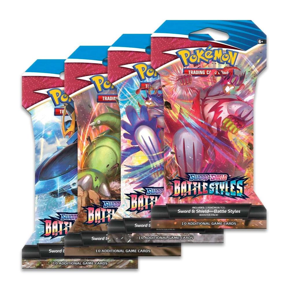 Battle Styles Sleeved Booster Pack Art Bundle [Set of 4] card from SWSH05: Battle Styles