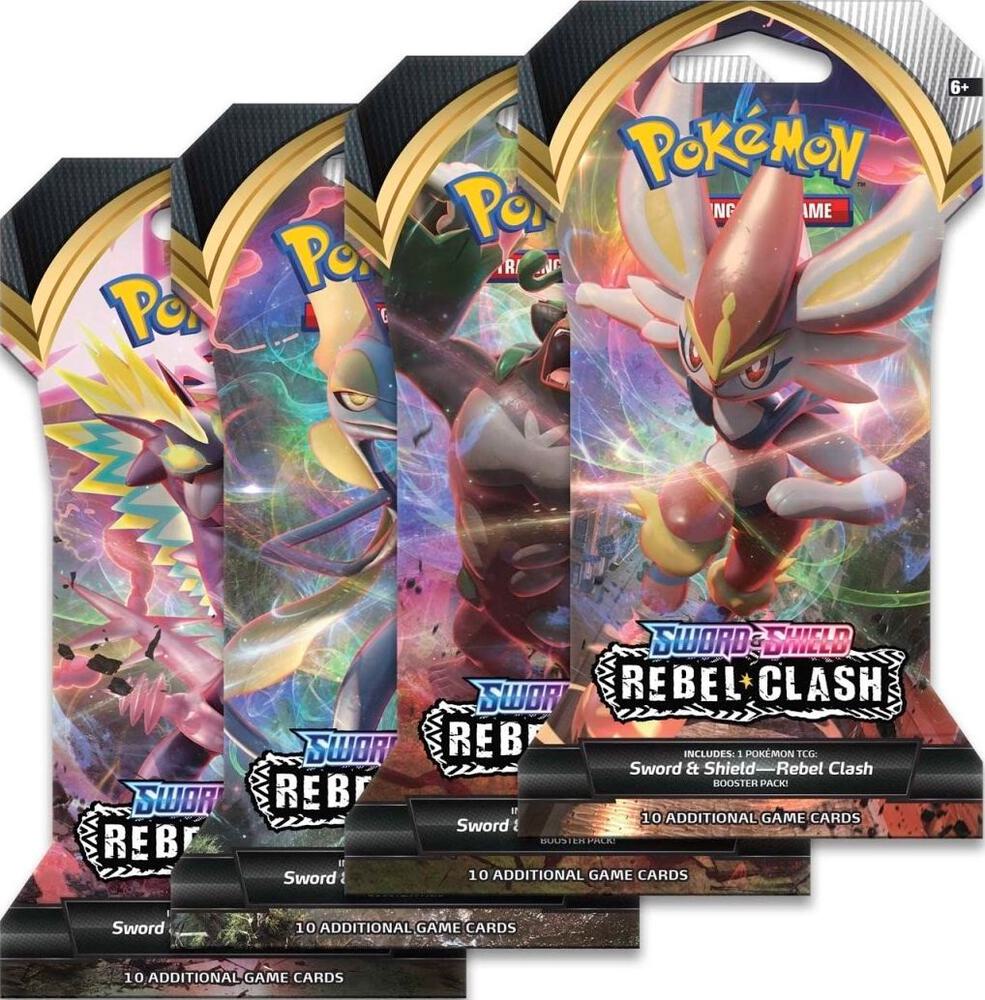 Rebel Clash Sleeved Booster Pack Art Bundle [Set of 4] card from SWSH02: Rebel Clash