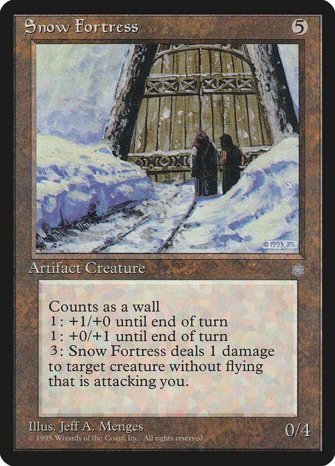 Snow Fortress card from Ice Age