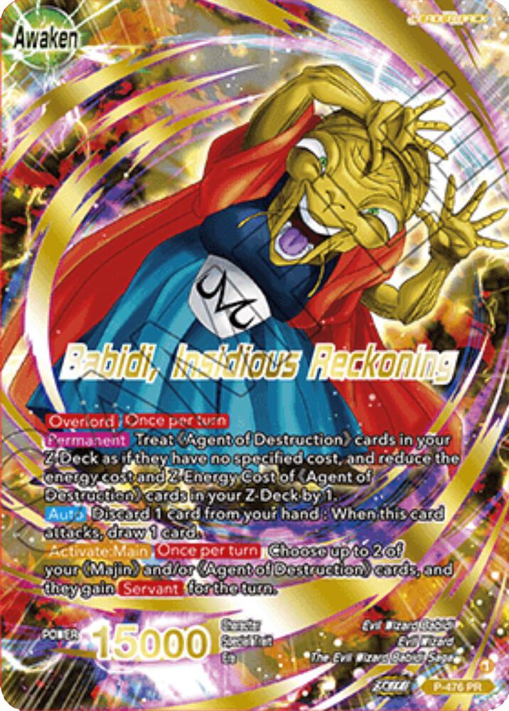 Babidi // Babidi, Insidious Reckoning (Gold-Stamped) P-476 card from Tournament Promotion Cards