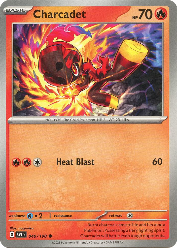 Charcadet 040/198 card from SV01: Scarlet & Violet Base Set