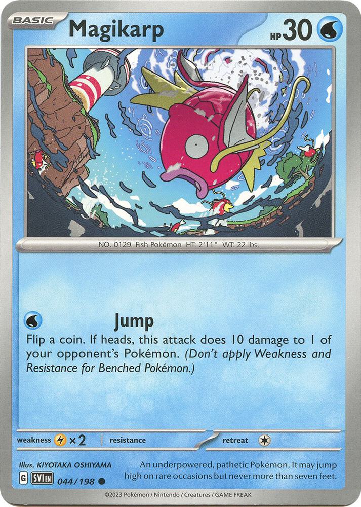 Magikarp 044/198 card from SV01: Scarlet & Violet Base Set