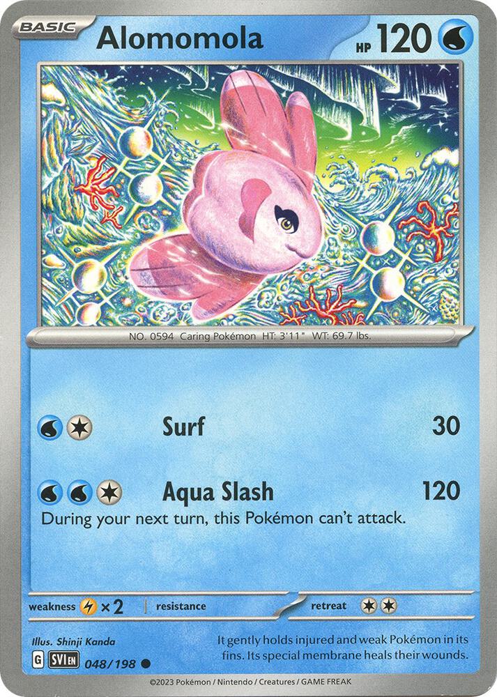 Alomomola 048/198 card from SV01: Scarlet & Violet Base Set