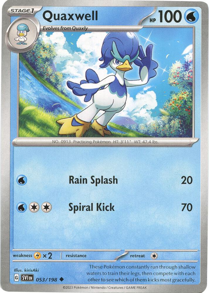 Quaxwell 053/198 card from SV01: Scarlet & Violet Base Set