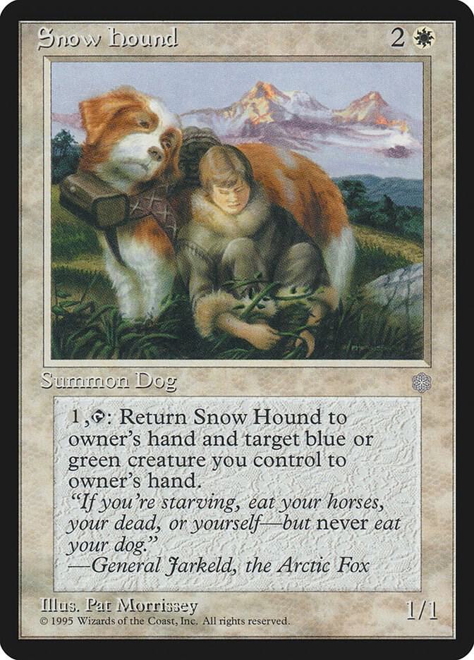Snow Hound card from Ice Age