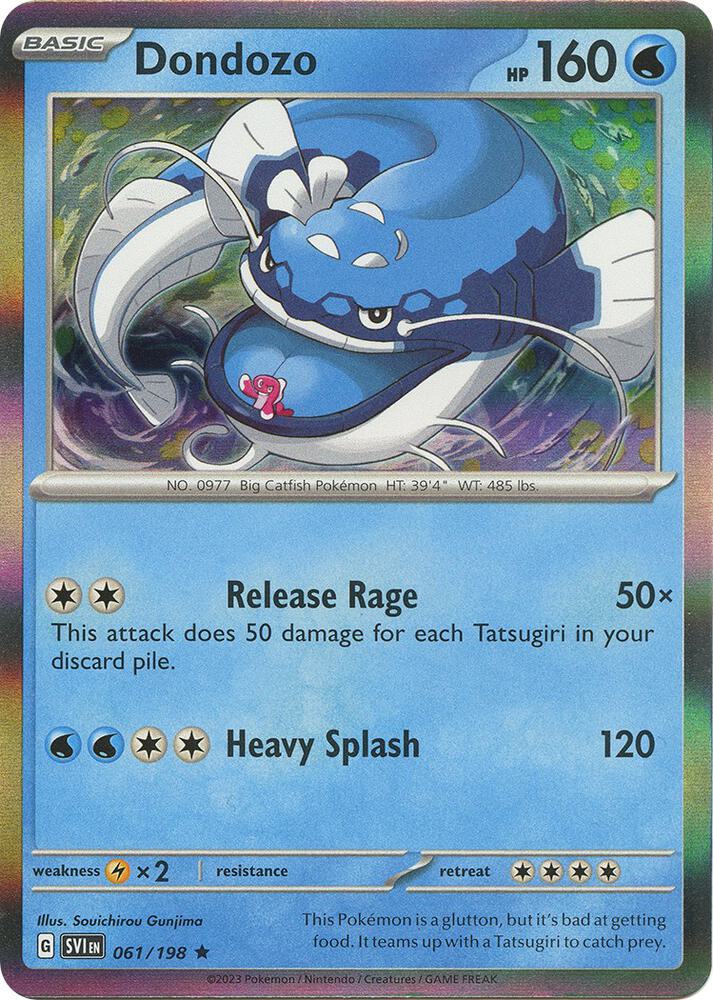 Dondozo 061/198 card from SV01: Scarlet & Violet Base Set
