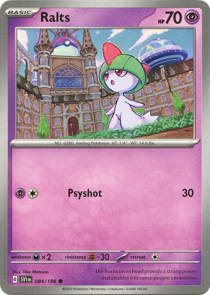 Ralts 084/198 card from SV01: Scarlet & Violet Base Set