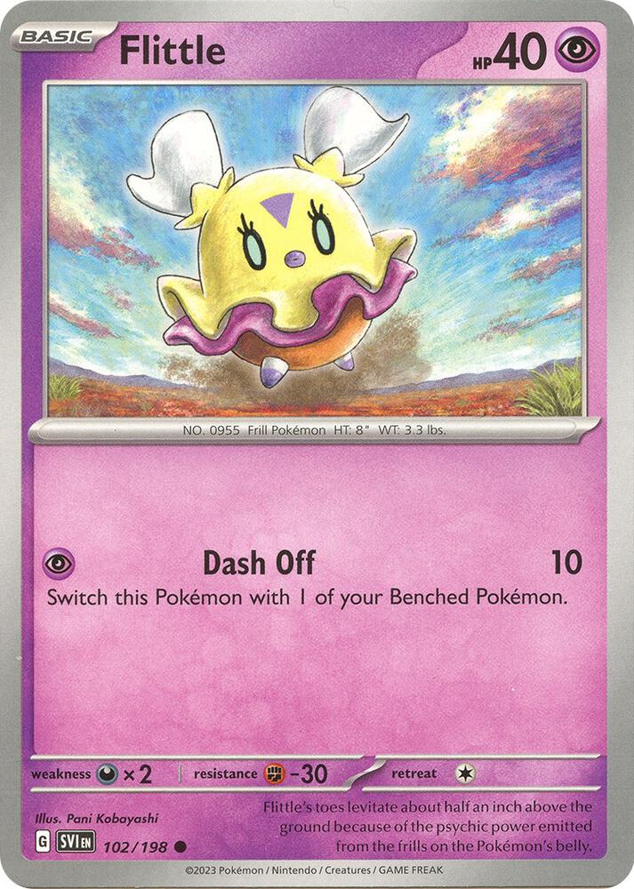 Flittle 102/198 card from SV01: Scarlet & Violet Base Set