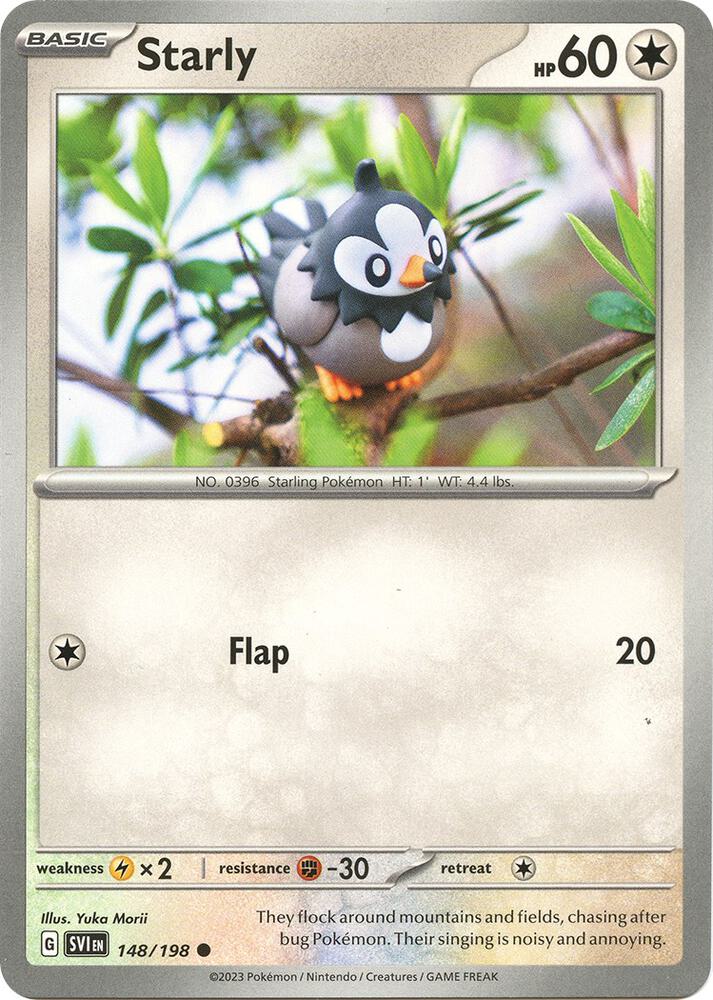 Starly 148/198 card from SV01: Scarlet & Violet Base Set