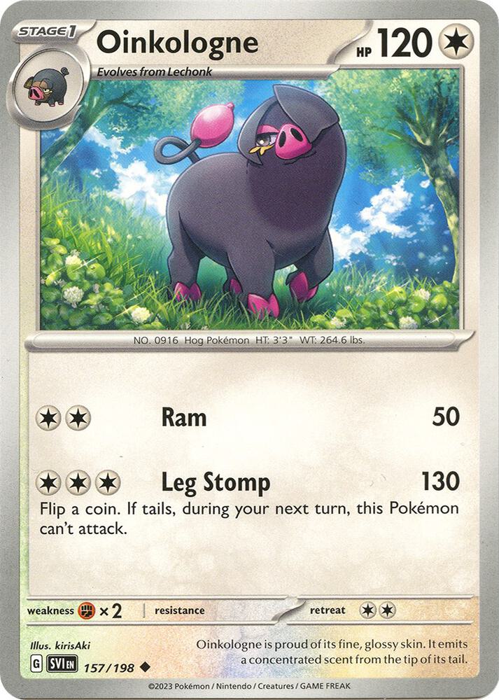 Oinkologne 157/198 card from SV01: Scarlet & Violet Base Set