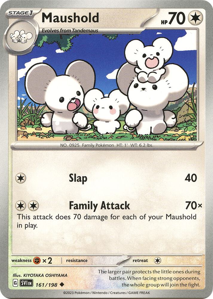 Maushold 161/198 card from SV01: Scarlet & Violet Base Set