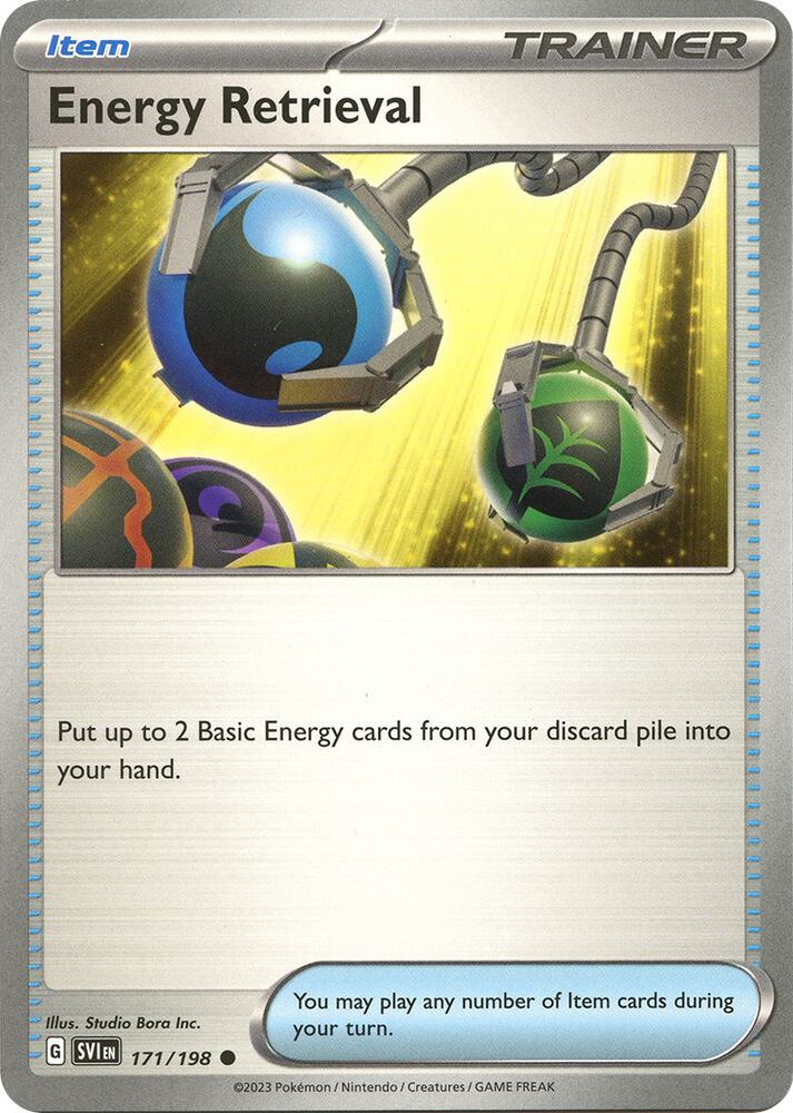 Energy Retrieval 171/198 card from SV01: Scarlet & Violet Base Set