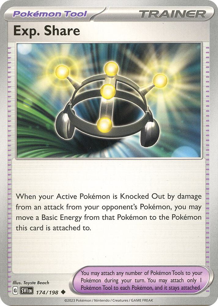 Exp. Share 174/198 card from SV01: Scarlet & Violet Base Set