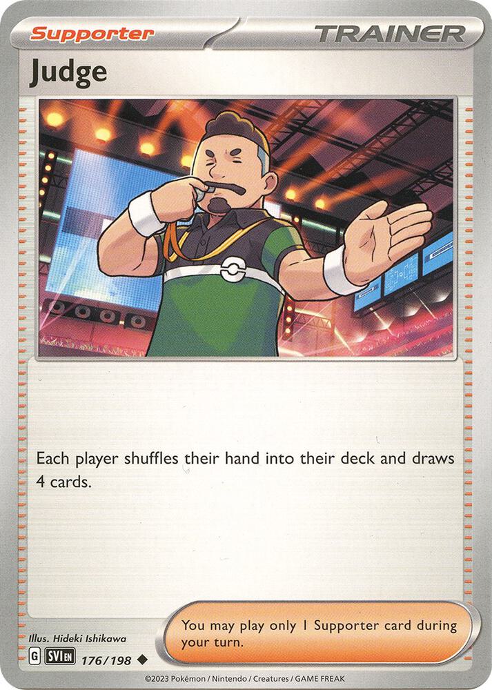 Judge 176/198 card from SV01: Scarlet & Violet Base Set