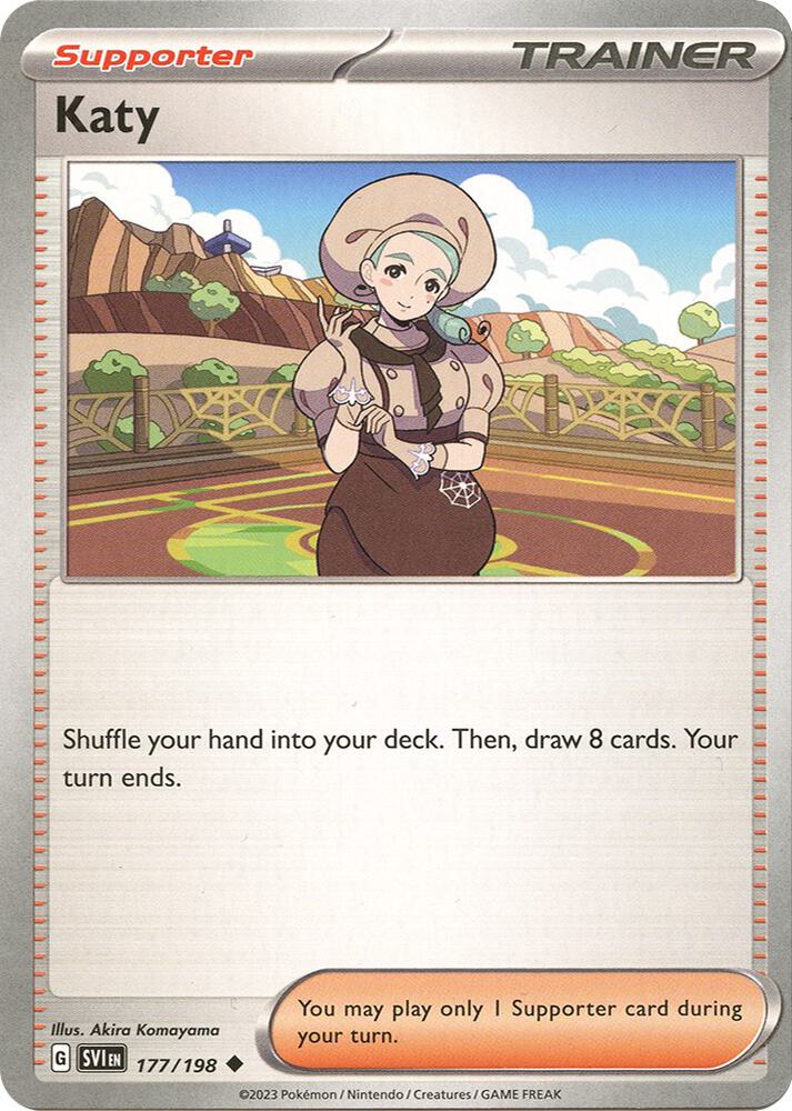 Katy 177/198 card from SV01: Scarlet & Violet Base Set