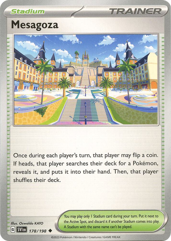 Mesagoza 178/198 card from SV01: Scarlet & Violet Base Set