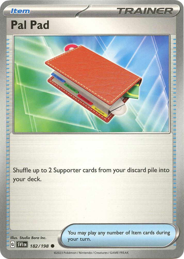 Pal Pad 182/198 card from SV01: Scarlet & Violet Base Set