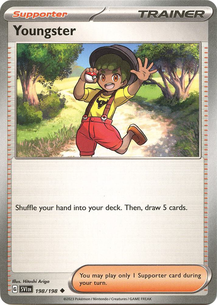 Youngster 198/198 card from SV01: Scarlet & Violet Base Set